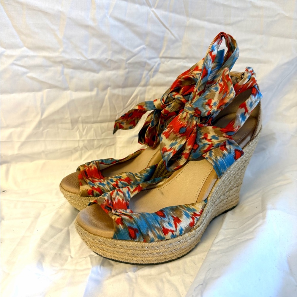 UGG Multicolor Patterned Wedge Sandals - image 1